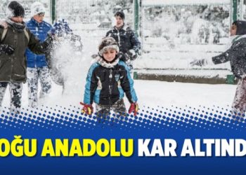 Doğu Anadolu kar altında
