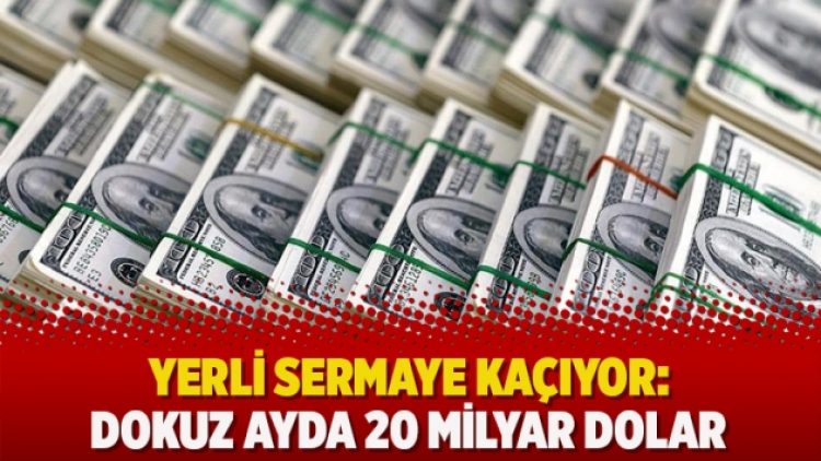 Yerli sermaye kaçıyor: Dokuz ayda 20 milyar dolar