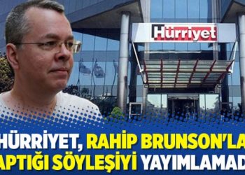 Hürriyet, Rahip Brunson’la yaptığı söyleşiyi yayımlamadı!