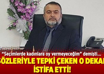 Sözleriyle tepki çeken o dekan istifa etti!
