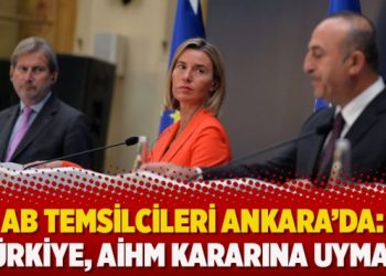 AB temsilcileri Ankara’da: Türkiye, AİHM kararına uymalı