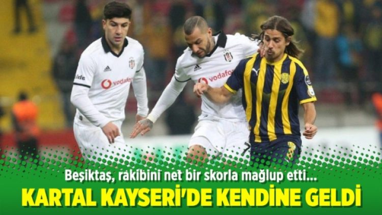 Kartal Kayseri’de kendine geldi