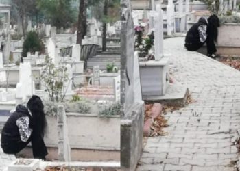 Mezarlıkta ağlayan kız geri döndü