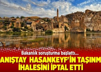 Danıştay Hasankeyf’in taşınma ihalesini iptal etti