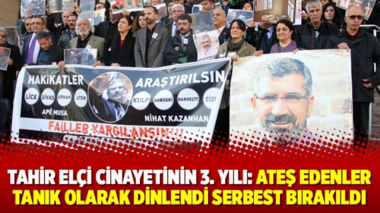 Tahir Elçi cinayetinin 3. yılı: Ateş edenler tanık olarak dinlendi serbest bırakıldı