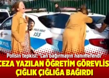 Ceza yazılan öğretim görevlisi çığlık çığlığa bağırdı