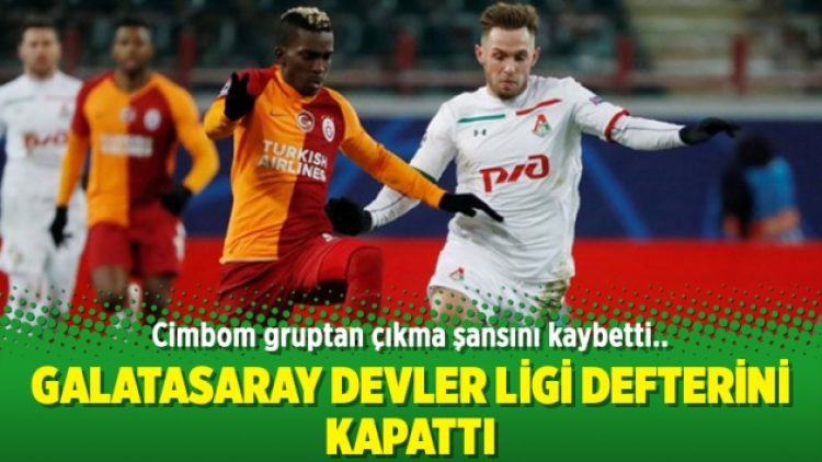 Cimbom gruptan çıkma şansını kaybetti