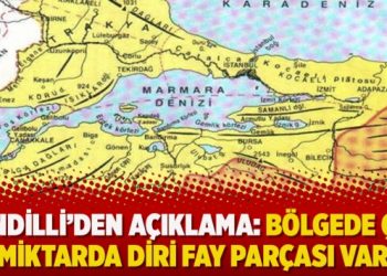 Kandilli’den açıklama: Bölgede çok miktarda diri fay parçası var