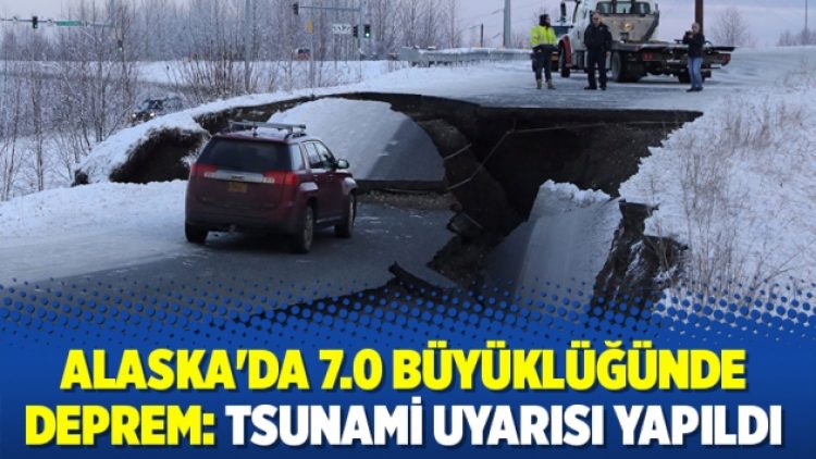 Alaska’da 7.0 büyüklüğünde deprem: Tsunami uyarısı yapıldı