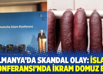 Almanya’da skandal olay: İslam Konferansı’nda ikram domuz eti