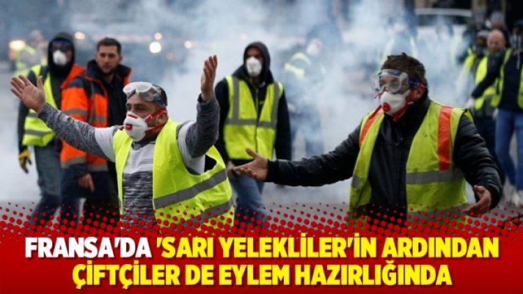 Fransa’da Sarı Yelekliler’in ardından çiftçiler de eylem hazırlığında