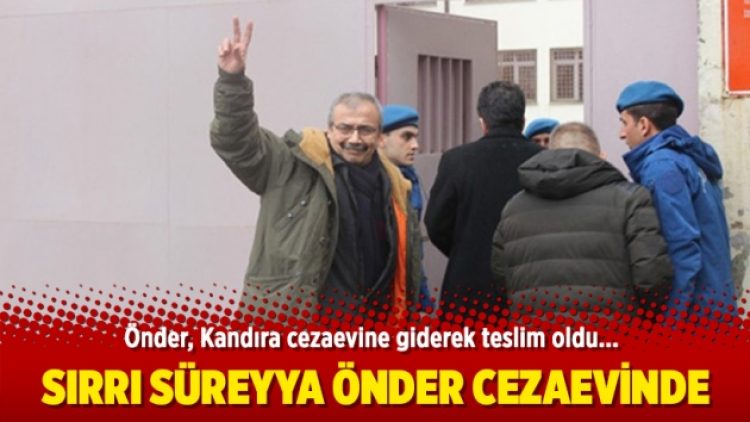 Sırrı Süreyya Önder cezaevinde