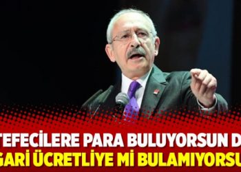 ‘Tefecilere para buluyorsun da asgari ücretliye mi bulamıyorsun?’