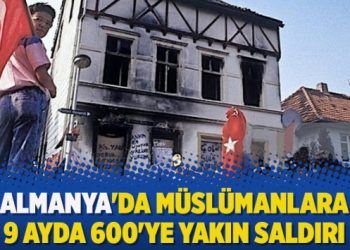Almanya’da Müslümanlara dokuz ayda 600’ye yakın saldırı