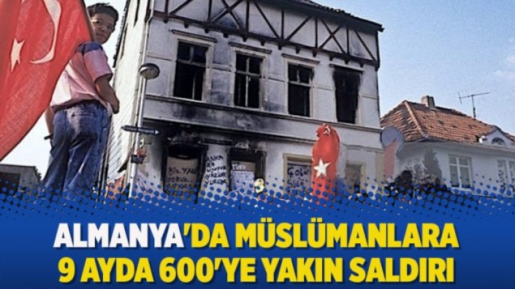 Almanya’da Müslümanlara dokuz ayda 600’ye yakın saldırı