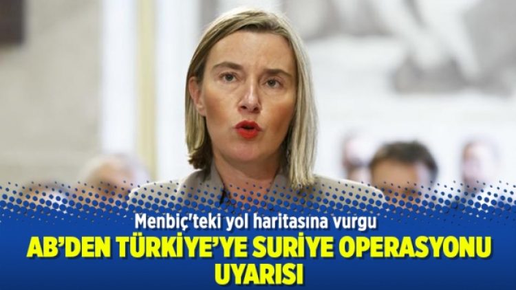 AB’den Türkiye’ye Suriye operasyonu uyarısı