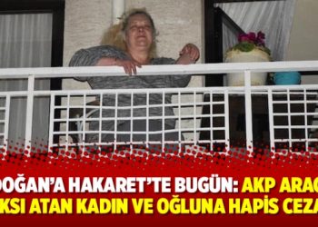 ‘Erdoğan’a hakaret’te bugün: AKP aracına saksı atan kadın ve oğluna hapis cezası