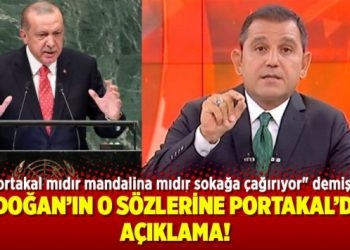 Erdoğan’ın o sözlerine Portakal’dan açıklama!