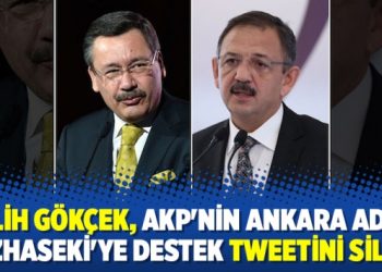 Melih Gökçek, AKP’nin Ankara adayı Özhaseki’ye destek Tweetini sildi