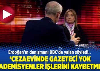 Erdoğan’ın danışmanı yalan söyledi: Cezaevinde gazeteci yok akademisyenler işlerini kaybetmedi