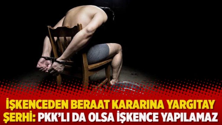 İşkenceden beraat kararına Yargıtay üyesi şerh düştü: PKK’lı da olsa işkence yapılamaz