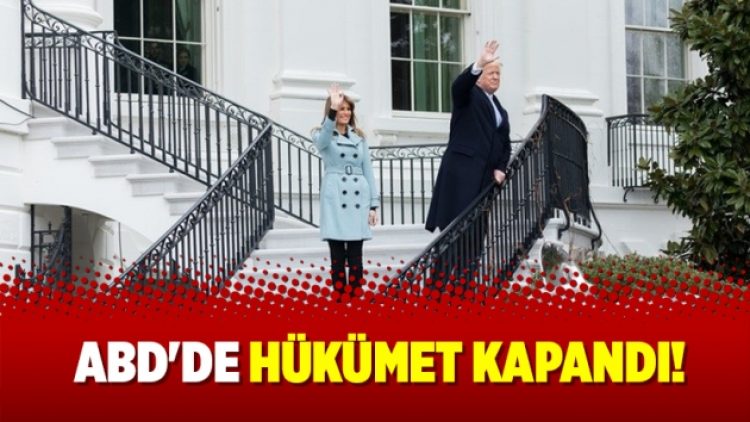ABD’de hükümet kapandı!