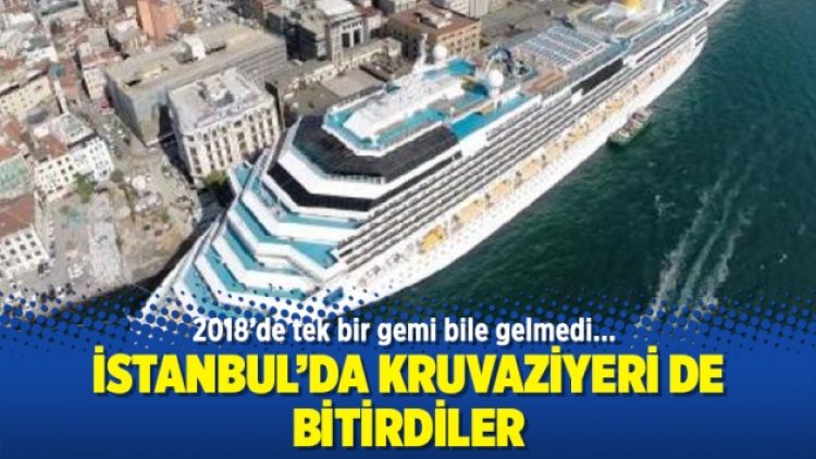 İstanbul’da kruvaziyeri bitirdiler