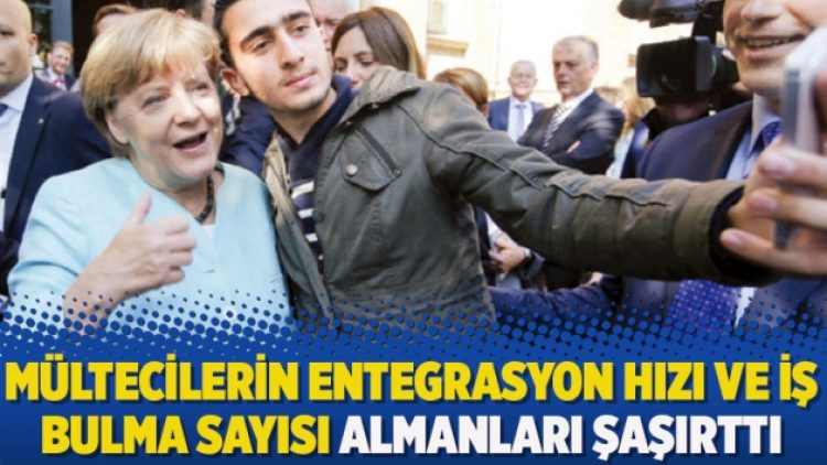 Mültecilerin entegrasyon hızı ve iş bulma sayısı Almanları şaşırttı