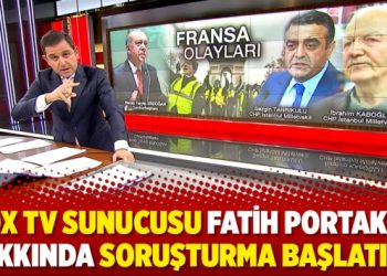 FOX TV sunucusu Fatih Portakal hakkında soruşturma başlatıldı