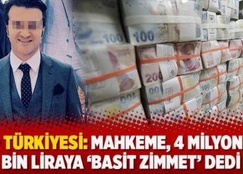 AKP Türkiyesi: Mahkeme, 4 milyon 675 bin liraya ‘basit zimmet’ dedi