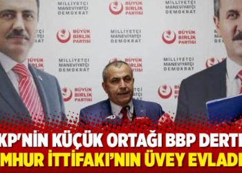 AKP’nin küçük ortağı BBP dertli: ‘Cumhur ittifakı’nın üvey evladıyız