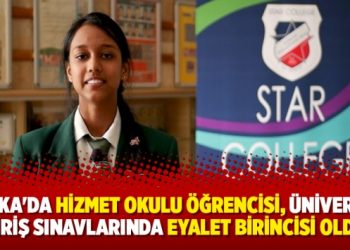Afrika’da Hizmet okulu öğrencisi, üniversite giriş sınavlarında eyalet birincisi oldu