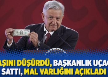 Maaşını düşürdü, başkanlık uçağını sattı, mal varlığını açıkladı