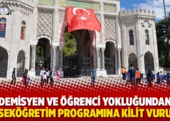 Akademisyen ve öğrenci yokluğundan 979 yükseköğretim programına kilit vuruldu