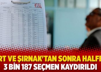 Siirt ve Şırnak’tan sonra Halfeti: 3 bin 187 seçmen kaydırıldı