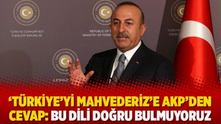 ‘Türkiye’yi mahvederiz’e AKP’den cevap: Bu dili doğru bulmuyoruz