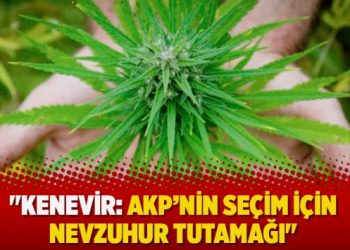 “Kenevir: AKP’nin seçim için nevzuhur tutamağı”