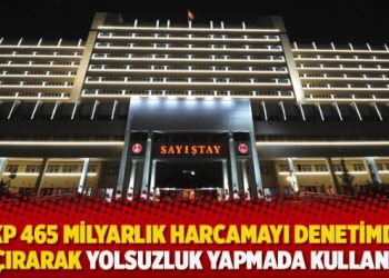 “AKP 465 milyarlık harcamayı denetimden kaçırarak yolsuzluk yapmada kullandı”