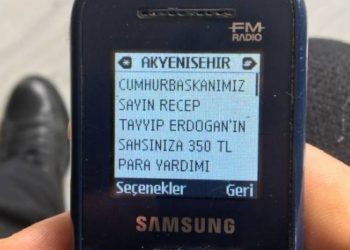 Padişah usulü sadaka dağıtım mesajı