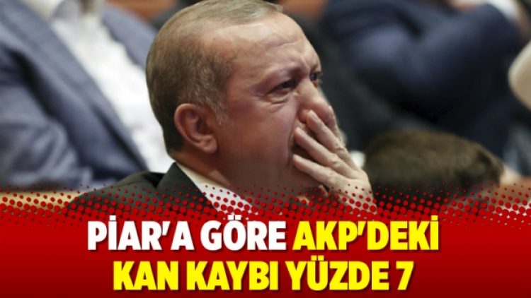 Piar’a göre AKP’deki kan kaybı yüzde 7