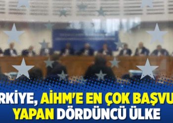Türkiye, AİHM’e en çok başvuru yapan dördüncü ülke