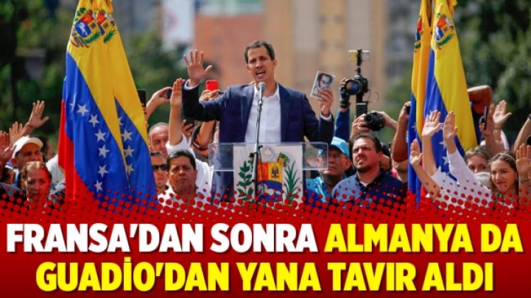 Fransa’dan sonra Almanya da Guadio’dan yana tavır aldı