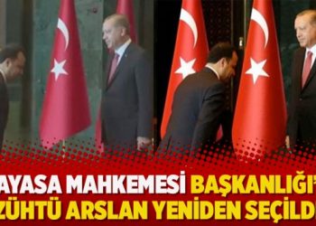 Zühtü Arslan yeniden AYM başkanı