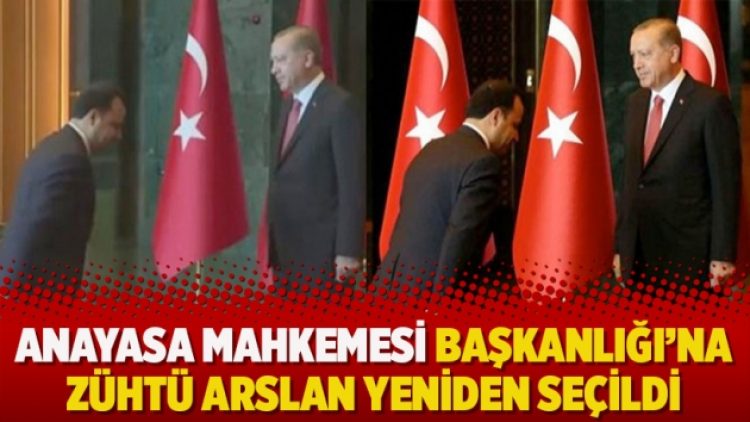 Zühtü Arslan yeniden AYM başkanı
