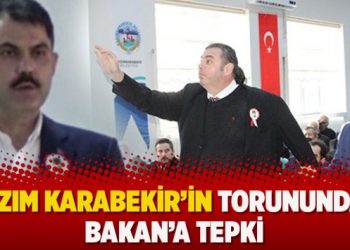 Kazım Karabekir’in torunundan Bakan’a tepki