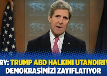 Kerry: Trump ABD halkını utandırıyor, demokrasimizi zayıflatıyor