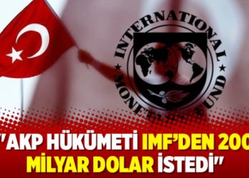 ”AKP hükümeti IMF’den 200 milyar dolar istedi”