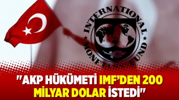 ”AKP hükümeti IMF’den 200 milyar dolar istedi”