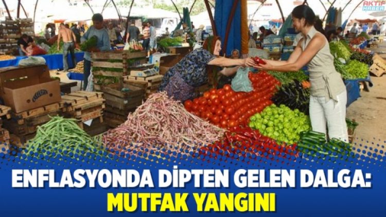 Enflasyonda dipten gelen dalga: Mutfak yangını