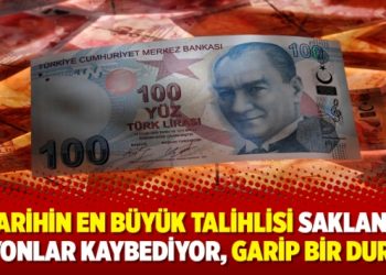 ‘Tarihin en büyük talihlisi saklanıp milyonlar kaybediyor, garip bir durum’
